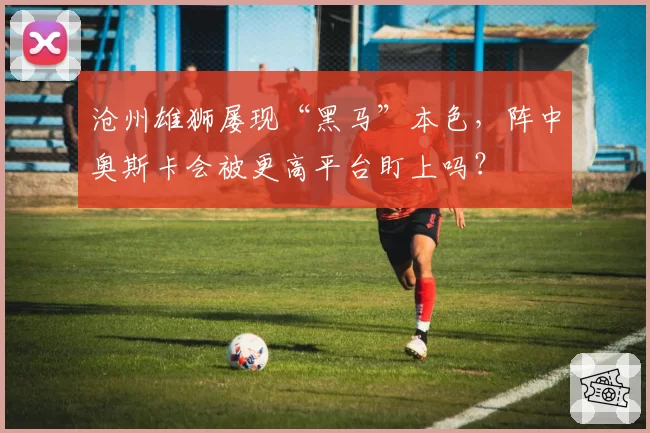 沧州雄狮屡现“黑马”本色,阵中奥斯卡会被更高平台盯上吗?